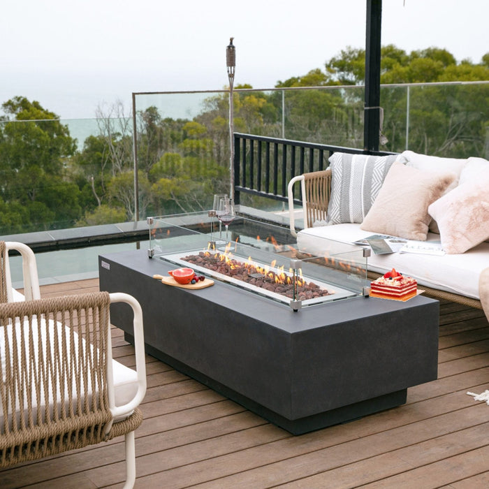 Elementi Granville Concrete Fire Pit Table