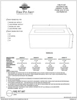 Fire Pit Art Linear 72" 19