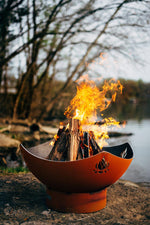 Fire Pit Art Namaste 9