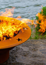 Fire Pit Art Saturn 10