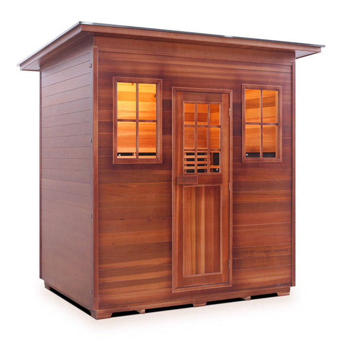 Enlighten Sauna Sapphire 5 Person Infrared/Traditional Sauna