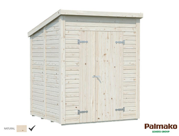 Palmako Leif Wood Storage Shed 1