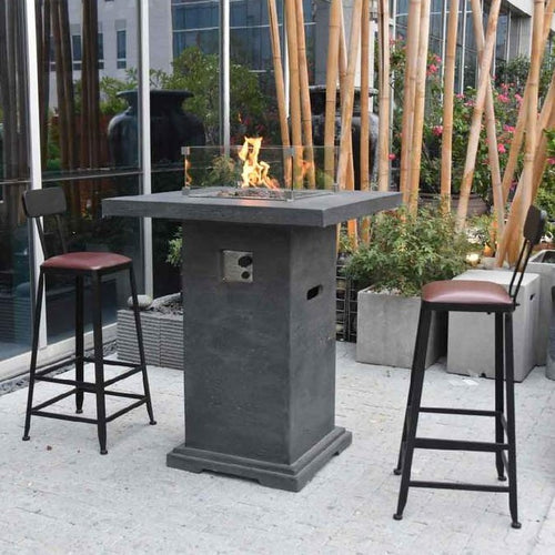 Elementi | Montreal Bar Table Fire Pit 2