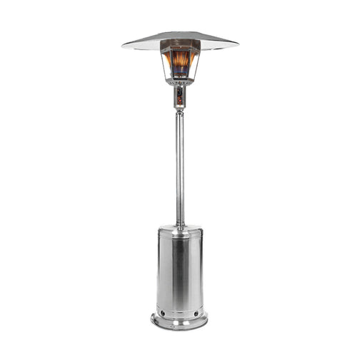 RADtec 96" Real Flame Natural Gas Patio Heater - Stainless Steel Finish 1