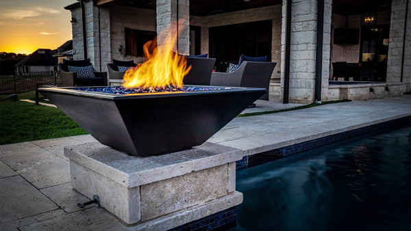 The Outdoor Plus Maya Concrete Fire Bowl 10