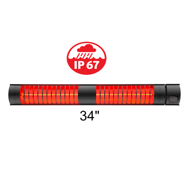 RADtec 34" Weatherproof Electric Patio Heater Architecture Mates