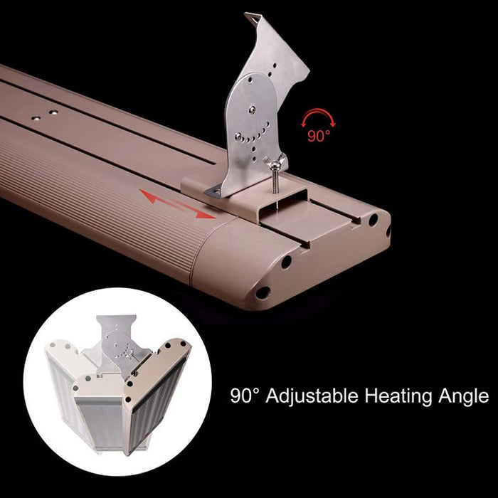 RADtec 47" Weather Resistant Zero Light Patio Heater
