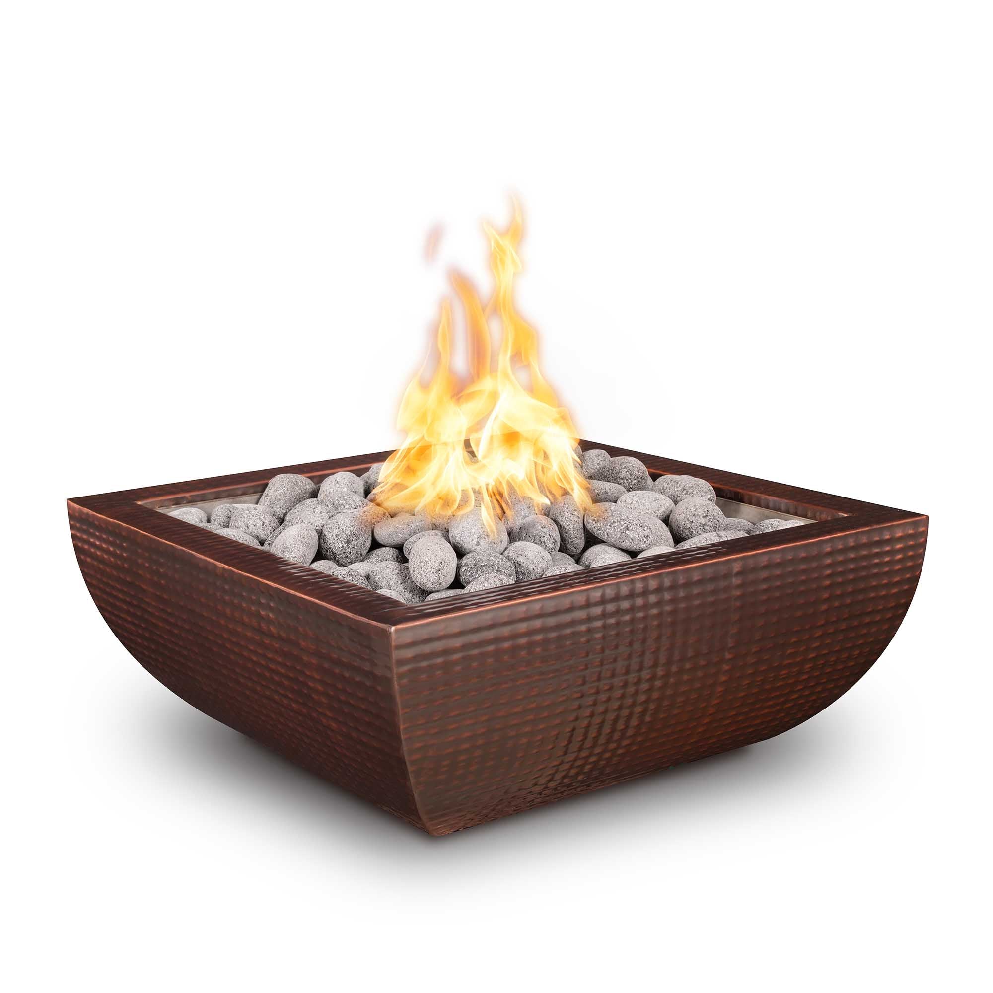 The Outdoor Plus Avalon Hammered Copper Fire Bowl 1