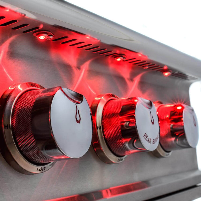 Blaze Professional LUX 44-Inch 4-Burner Built-In Natural Gas Grill With Rear Infrared Burner