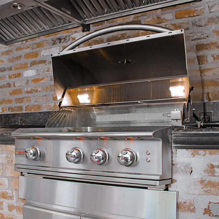 Blaze Professional LUX 34-Inch 3-Burner Built-In Grill With Rear Infrared Burner