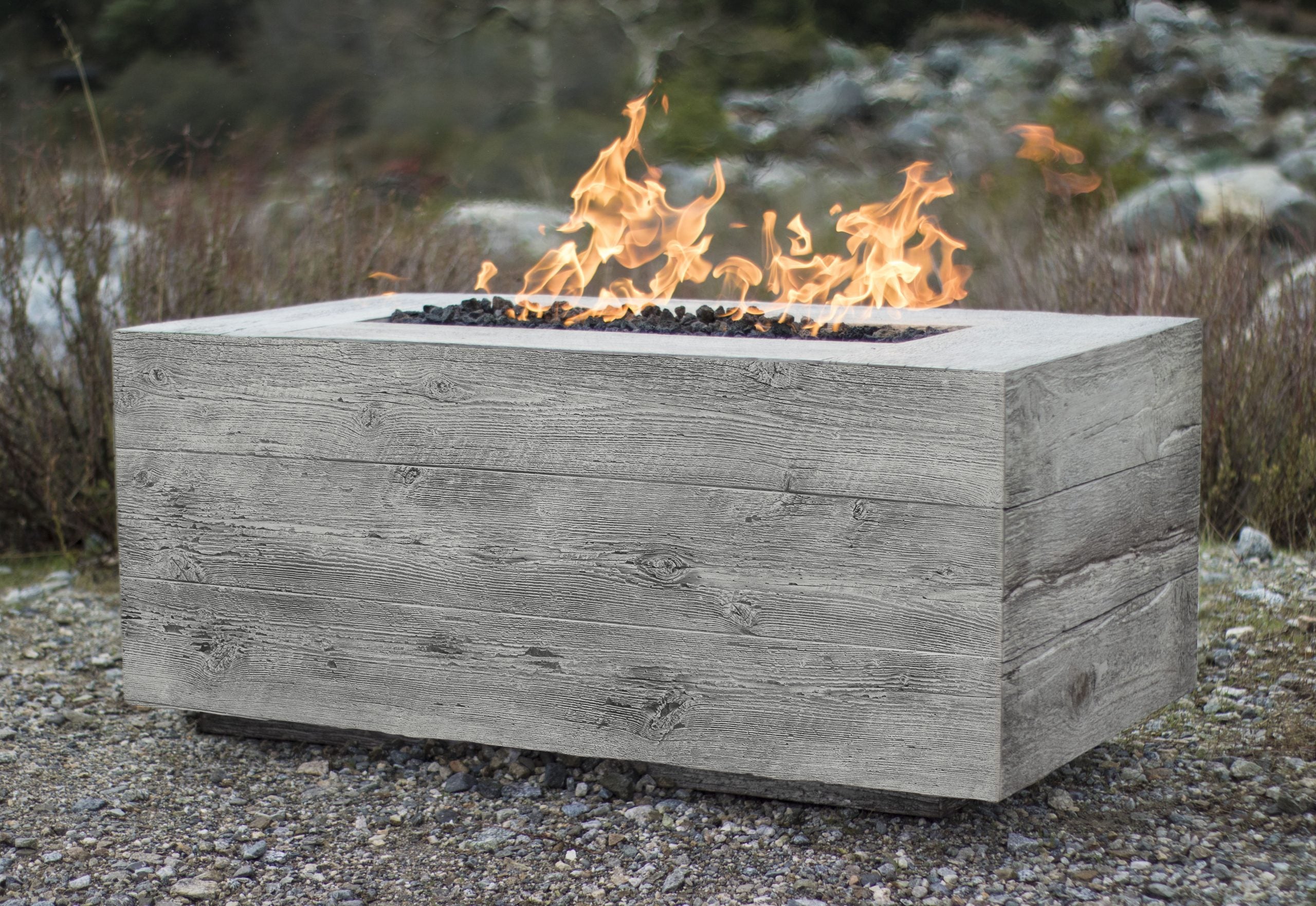 The Outdoor Plus Catalina Wood Grain Fire Pit 5