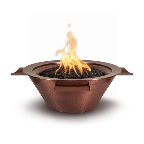 The Outdoor Plus Cazo 4-Way Copper Fire & Water Bowl 1