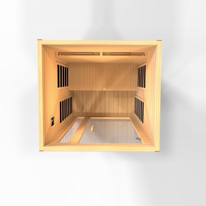 Cardoba 2 Person Full Spectrum Infrared Sauna - Canadian Hemlock