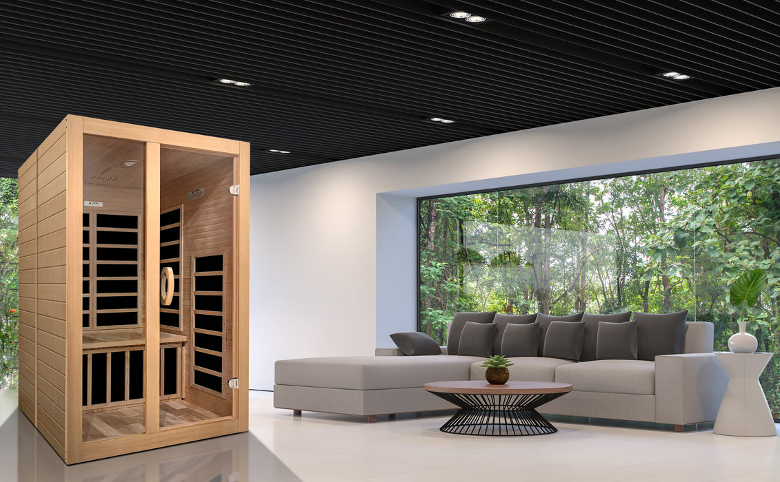 Santiago - 2 Person Low EMF FAR Infrared Sauna
