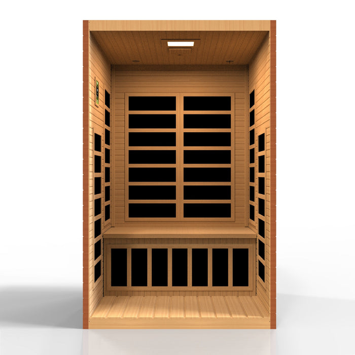 Santiago 2 Person Ultra Low EMF FAR Infrared Sauna