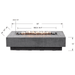 Elementi Hampton Fire Pit Table thumbnail image