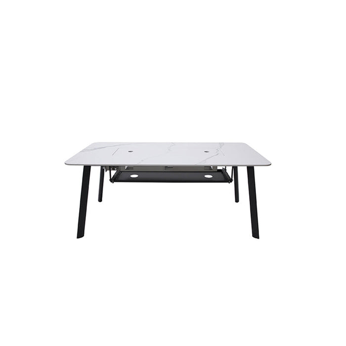 Elementi Plus Oslo Marble Porcelain Dining Table