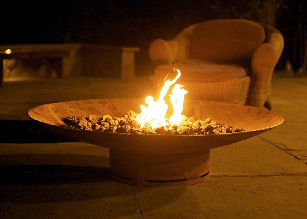 Fire Pit Art Asia 72" Wood Burning Fire Pit