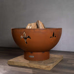 Fire Pit Art Fleur de Lis 15