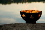 Fire Pit Art Fleur de Lis 7