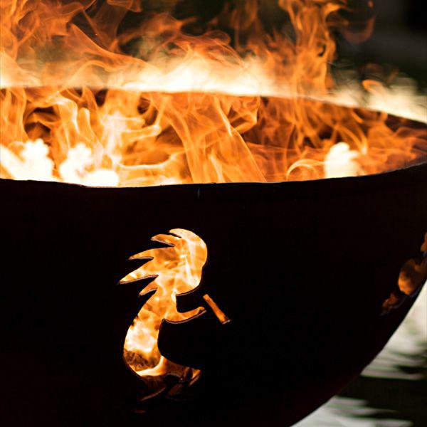 Fire Pit Art Kokopelli