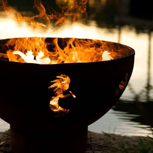 Fire Pit Art Kokopelli 6