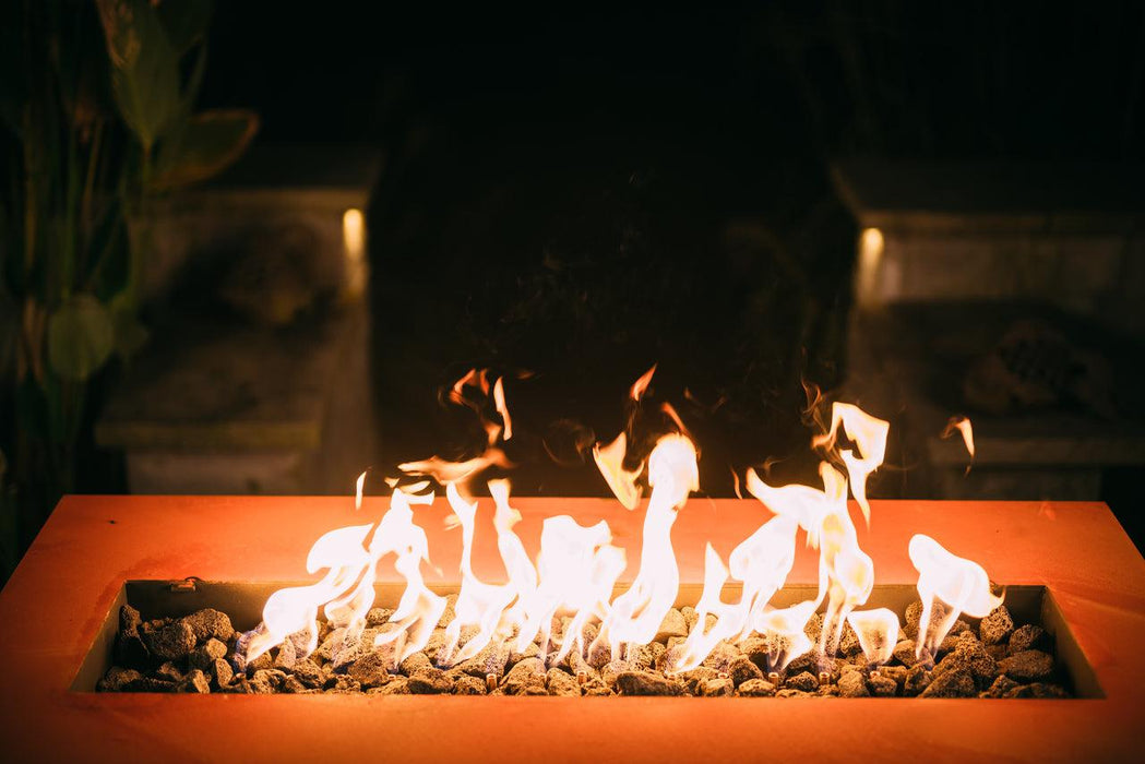 Fire Pit Art Linear 48" Gas Burning Fire Pit