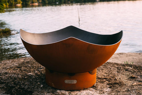 Fire Pit Art Manta Ray 11