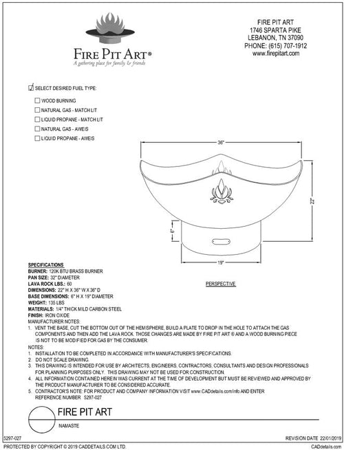 Fire Pit Art Namaste 13