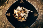 Fire Pit Art Namaste 6