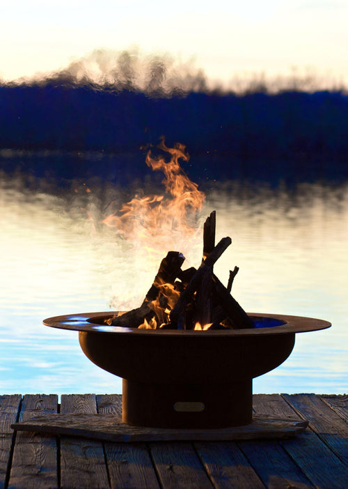Fire Pit Art Saturn 1