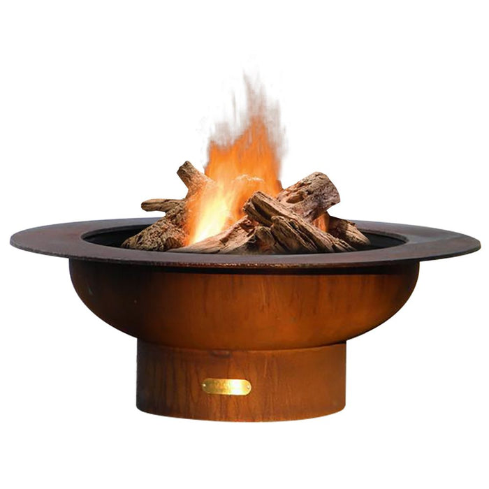 Fire Pit Art Saturn with Lid Wood Burning Fire Pit Table