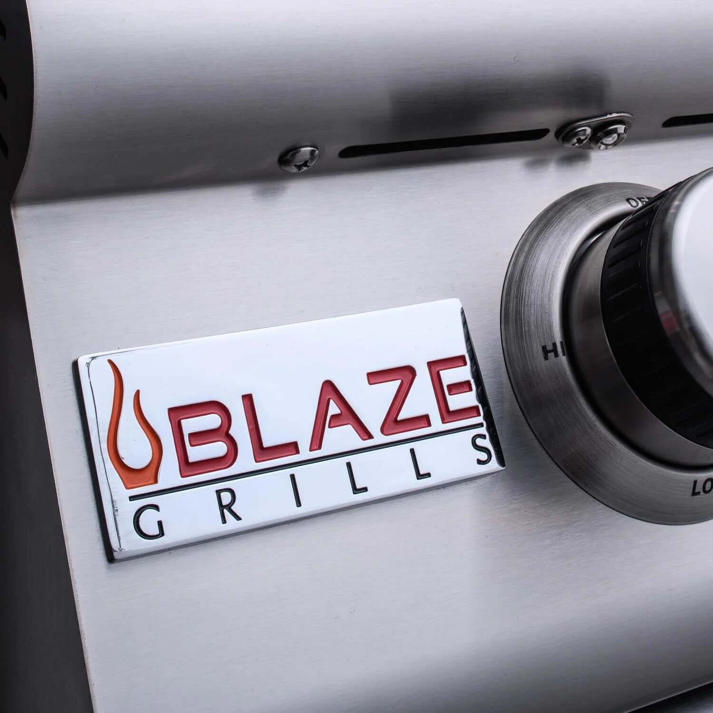 Blaze Premium LTE 40-Inch 5-Burner Built-In Grill With Rear Infrared Burner & Grill Lights