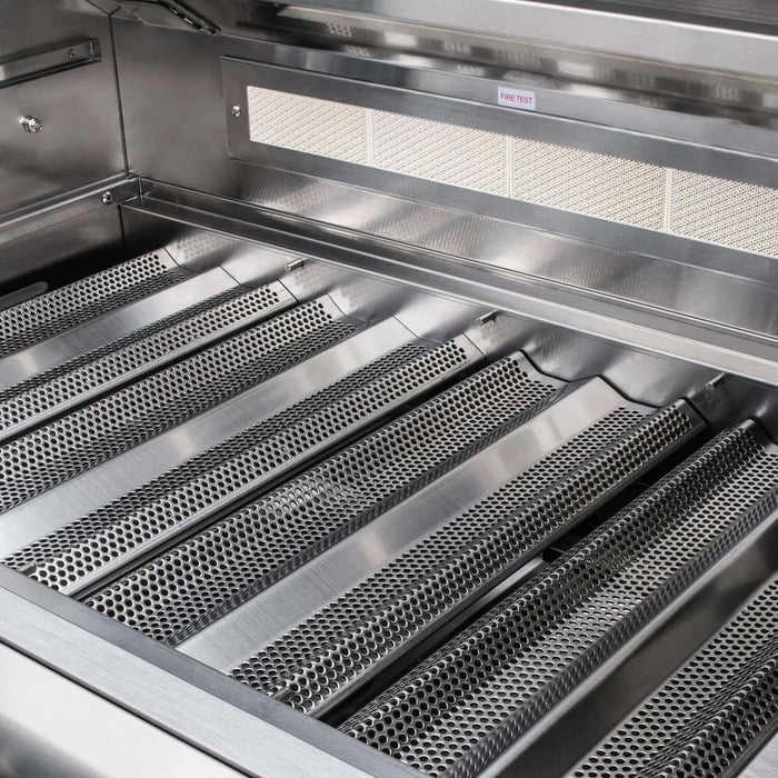 Blaze Freestanding Premium LTE 32-Inch 4-Burner Gas Grill With Rear Infrared Burner & Grill Lights