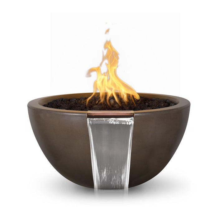 The Outdoor Plus Luna Concrete Fire & Water Bowl