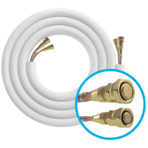 MRCOOL 35 FT Pre-Charged 3/8" x 3/4" No-Vac Quick Connect Line Set for Central Ducted and Universal Series 1