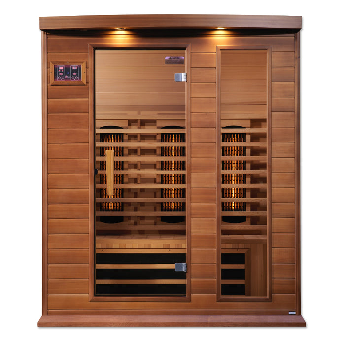 Maxxus 3 Person Full Spectrum Infrared Sauna - Canadian Red Cedar