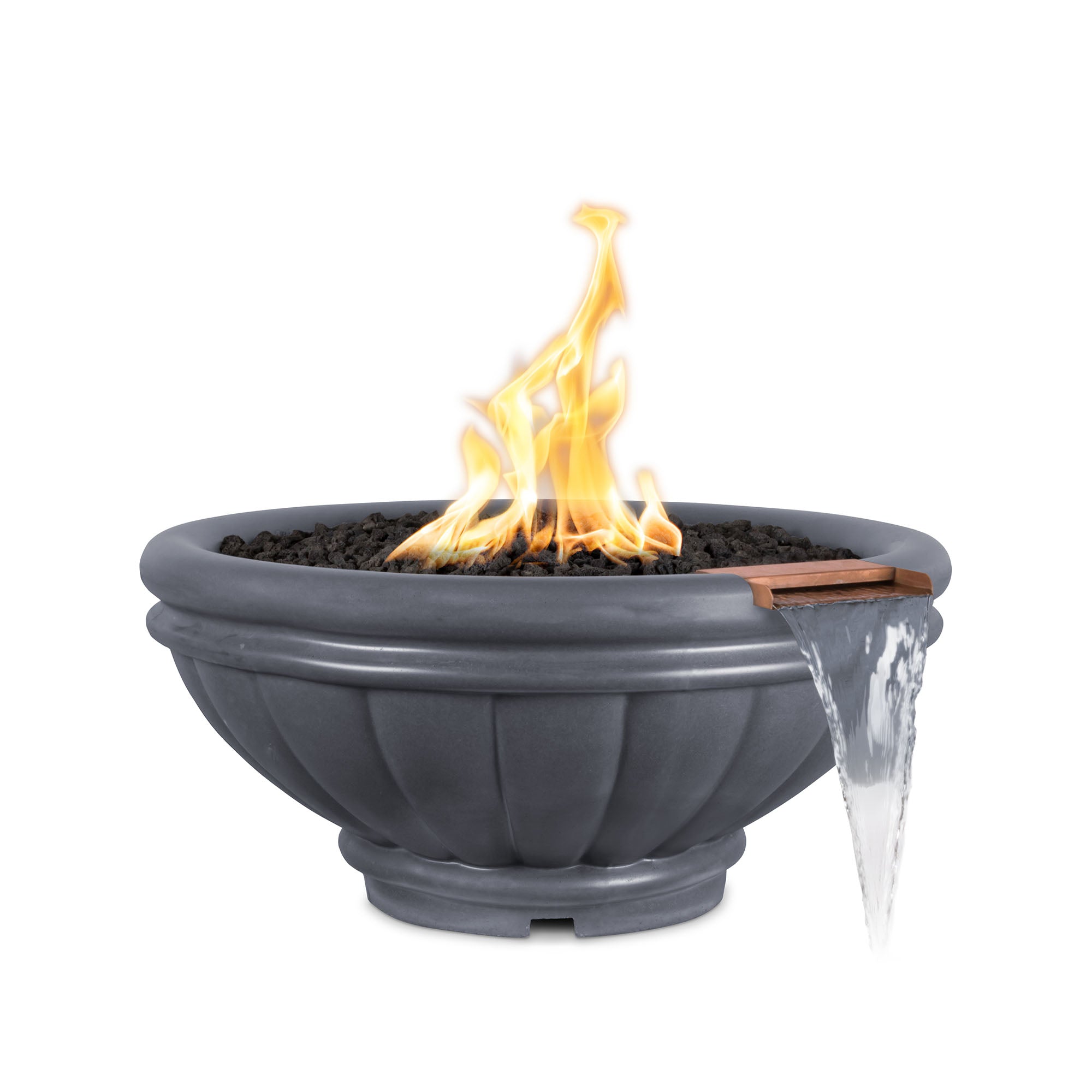 The Outdoor Plus Roma Concrete Fire & Water Bowl 4