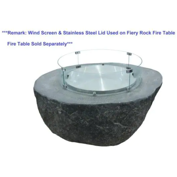 Elementi - Stainless Steel Lid Accessory for Metropolis, Columbia, Boulder, and Manchester Fire Tables 2