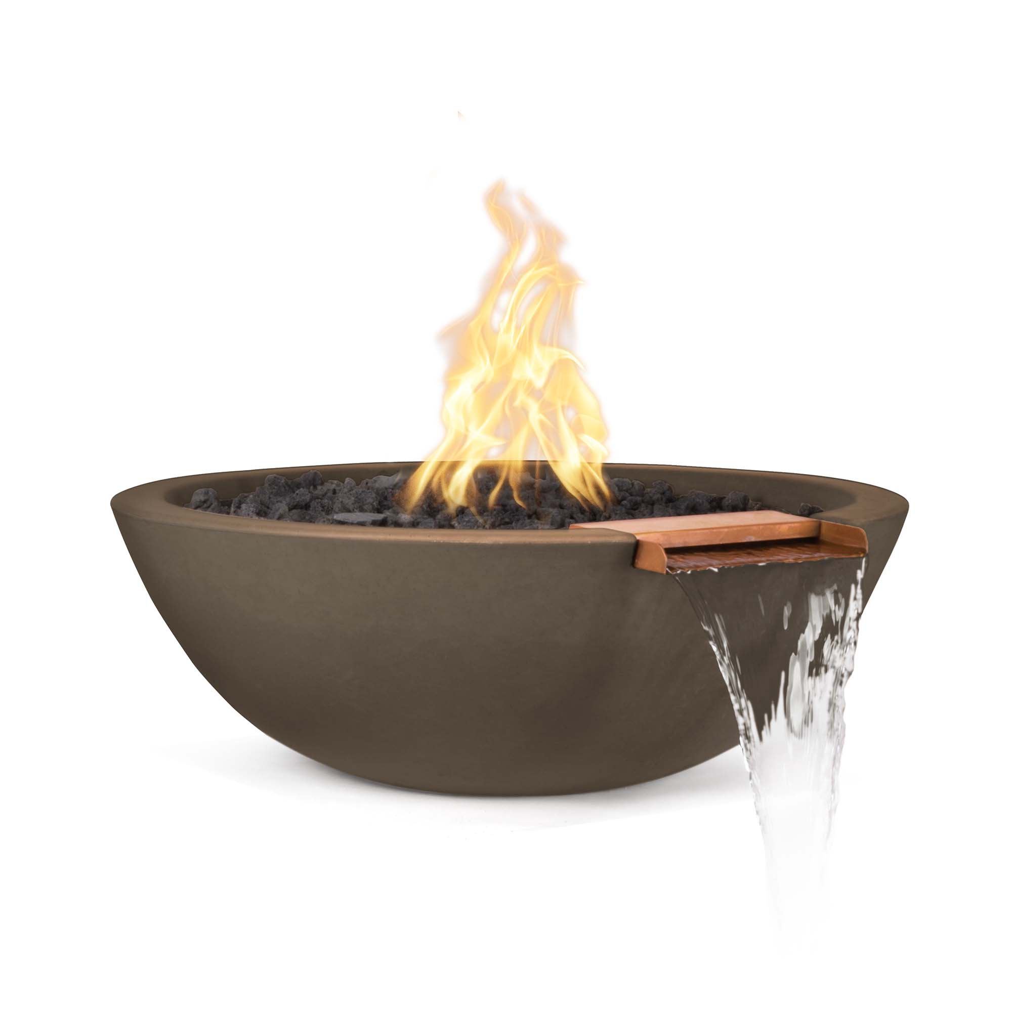 The Outdoor Plus Sedona Concrete Fire & Water Bowl 6