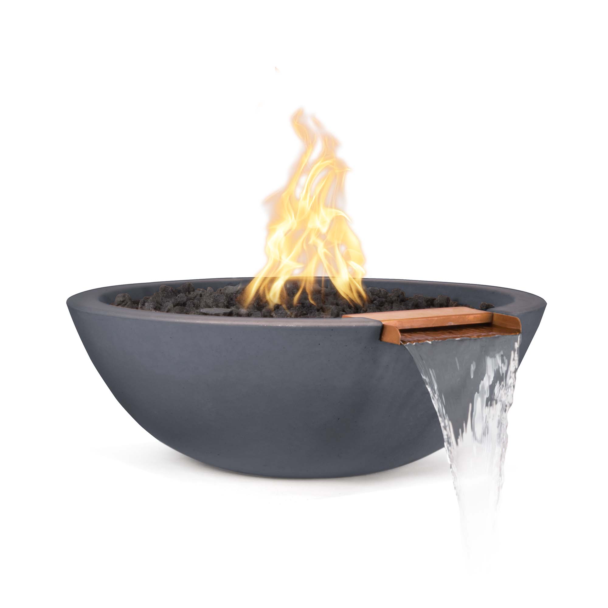 The Outdoor Plus Sedona Concrete Fire & Water Bowl 7