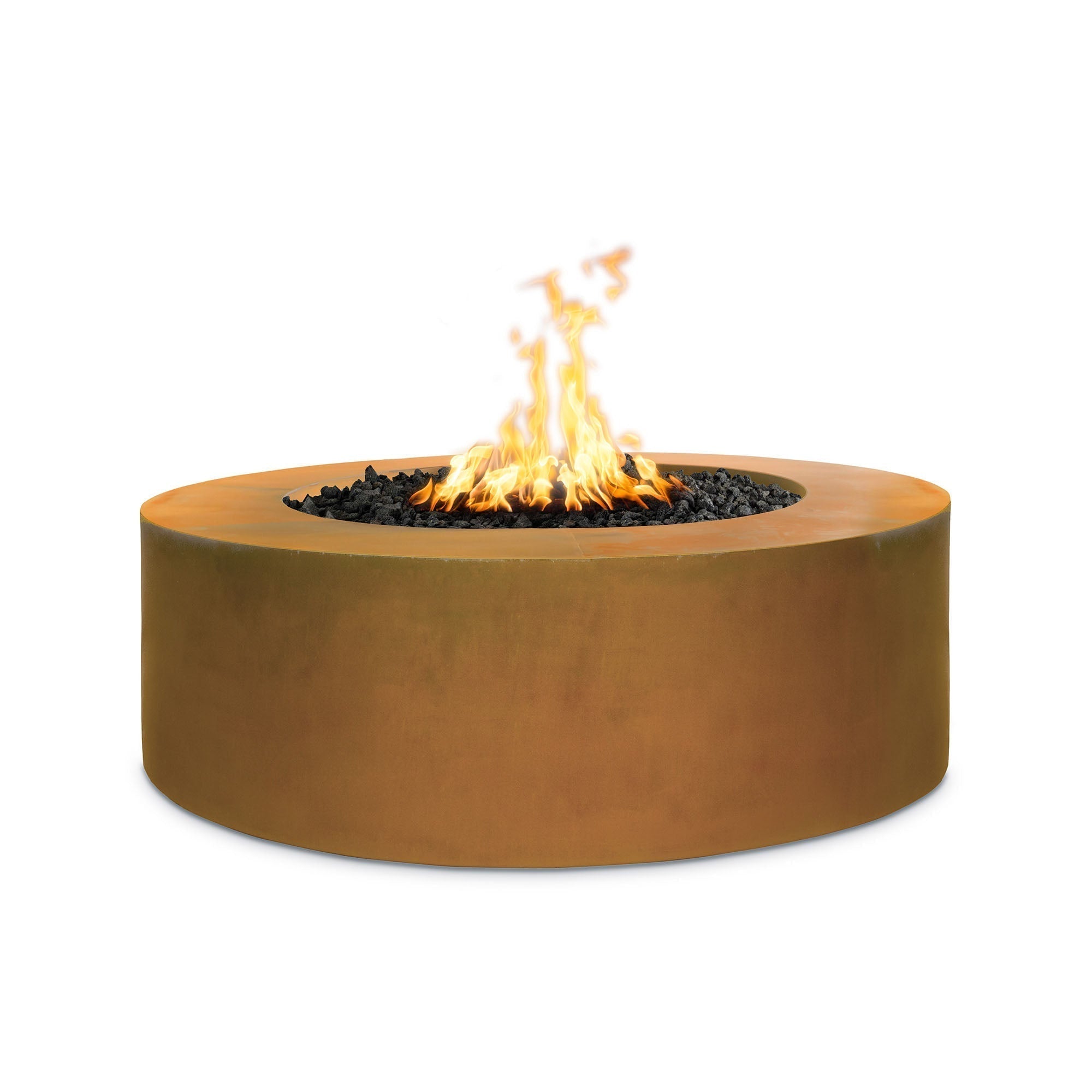 The Outdoor Plus 18" Tall Unity Corten Steel Fire Pit 1