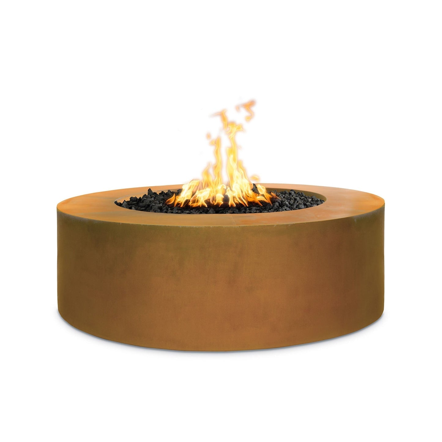 The Outdoor Plus 18" Tall Unity Corten Steel Fire Pit