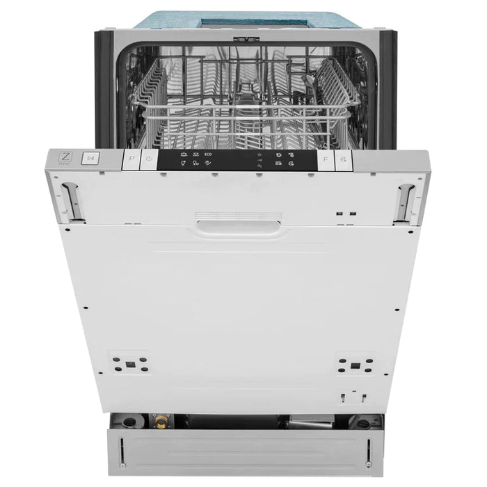 ZLINE 18 in. Top Control Dishwasher in Custom Panel Ready with Stainless Steel Tub