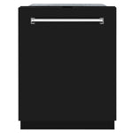 ZLINE 24 In. Monument Series 3rd Rack Top Touch Control Dishwasher in Black Matte, 45dBa1