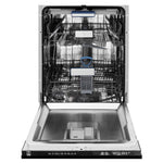 ZLINE Kitchen Package with Black Stainless Steel Refrigeration, 30" Rangetop, 30" Range Hood, 30" Single Wall Oven, and 24" Tall Tub Dishwasher 9