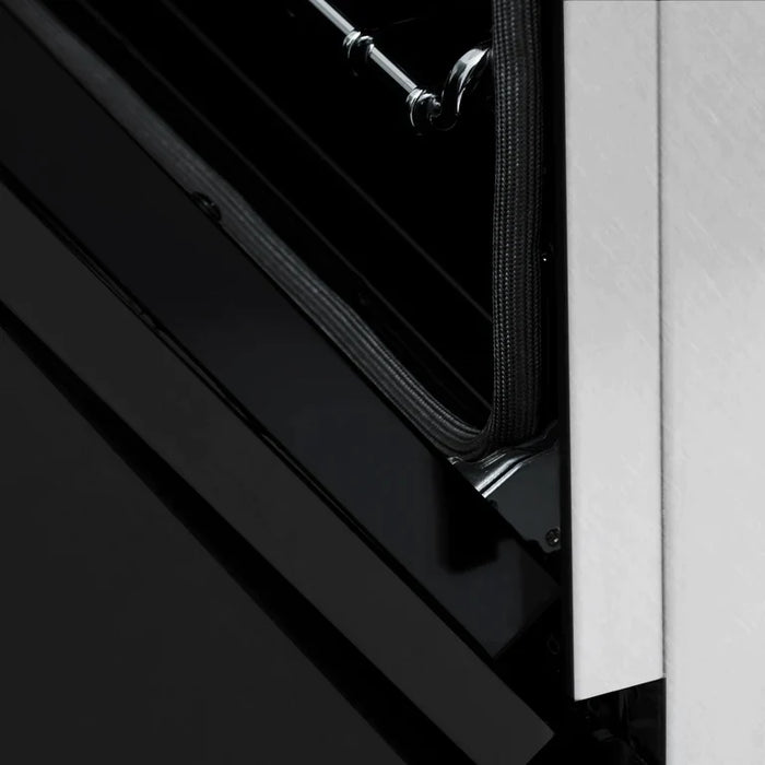 ZLINE 24 Inch Induction Range with a 3 Element Stove and Electric Oven in Black Matte