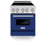 ZLINE 24 Inch Induction Range with a 3 Element Stove and Electric Oven in Blue Gloss12