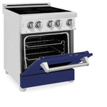 ZLINE 24 Inch Induction Range with a 3 Element Stove and Electric Oven in Blue Gloss5