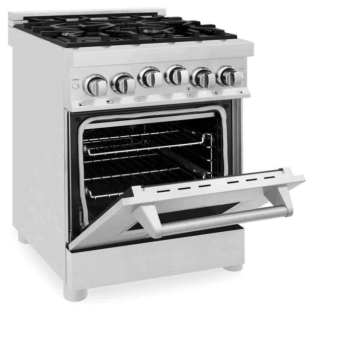 ZLINE 24 Inch 2.8 cu. ft. Range with Gas Stove and Gas Oven in Stainless Steel